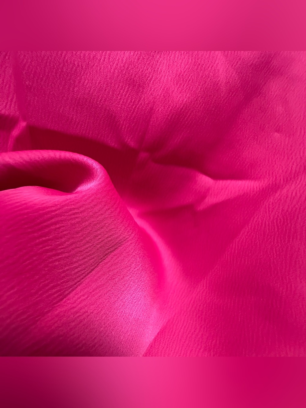 NWT Hot Pink Satin Cowl Neck Cami Strappy Tank Top US 10 - Picture 7 of 11